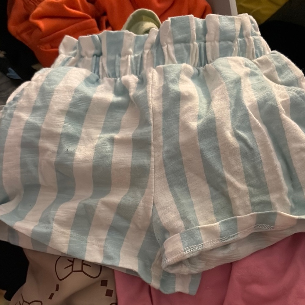 Garanimals Blue and White Diaper Covers with Stripes